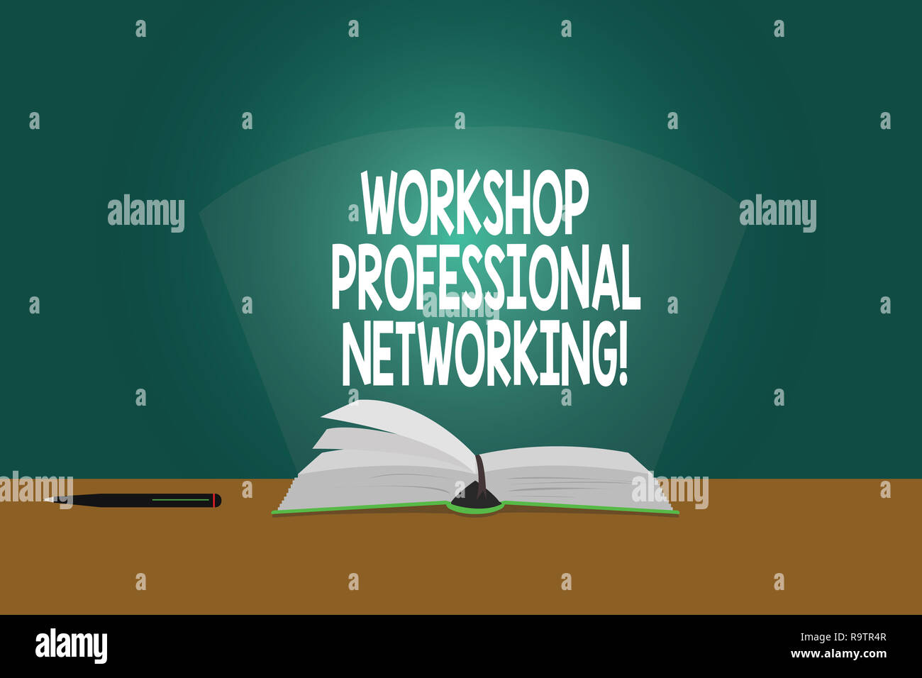 Konzeptionelle Hand schreiben Übersicht Workshop Professional Networking. Business foto Aktivitäten zur Schau stellen die Verbindungen Farbe Seiten aus dem Buch o zu erweitern Stockfoto