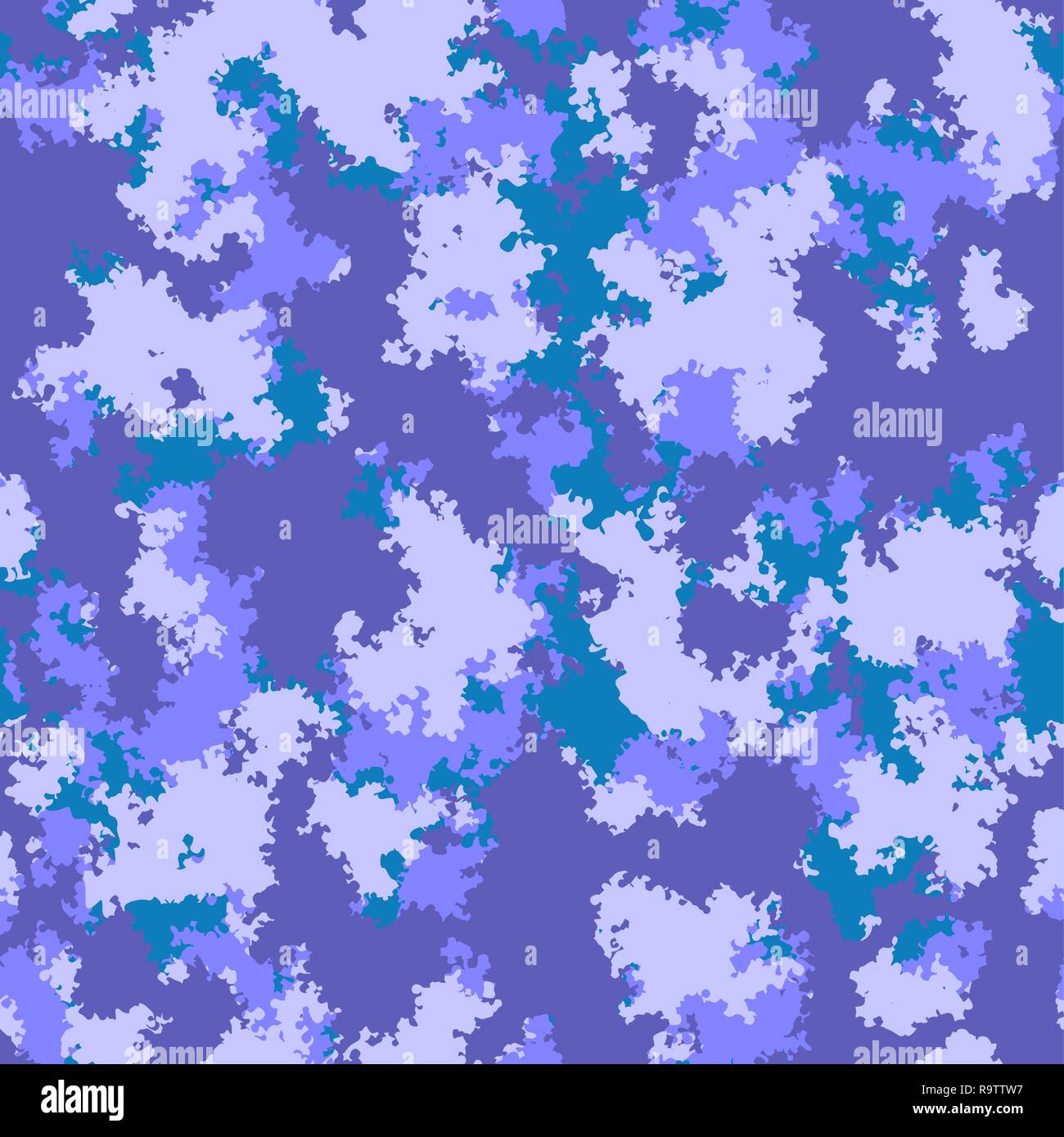 Farbe Wolken nahtlose Muster Vektor nahtlos Camo Design. Trendige camouflage fabric Muster. Stock Vektor