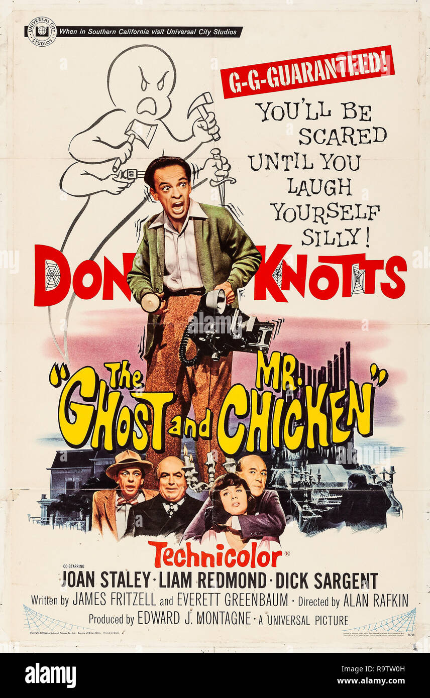 Der Geist und Herr Huhn (1966, Universal) Poster Don Knotts Datei Referenz # 33635 924 THA Stockfoto