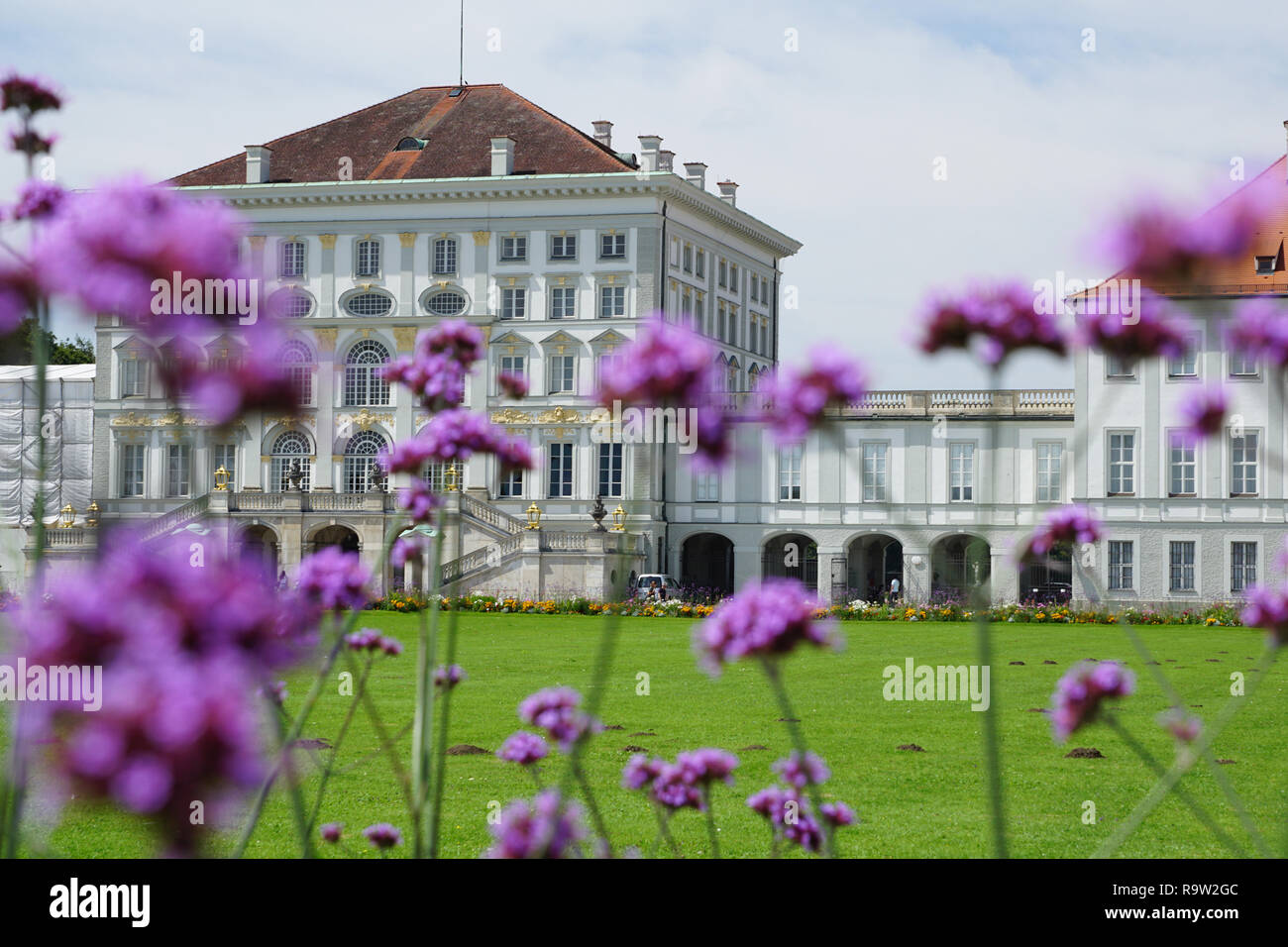 Schloss Nymphenburg in München, Bayern, Deutschland Stockfoto