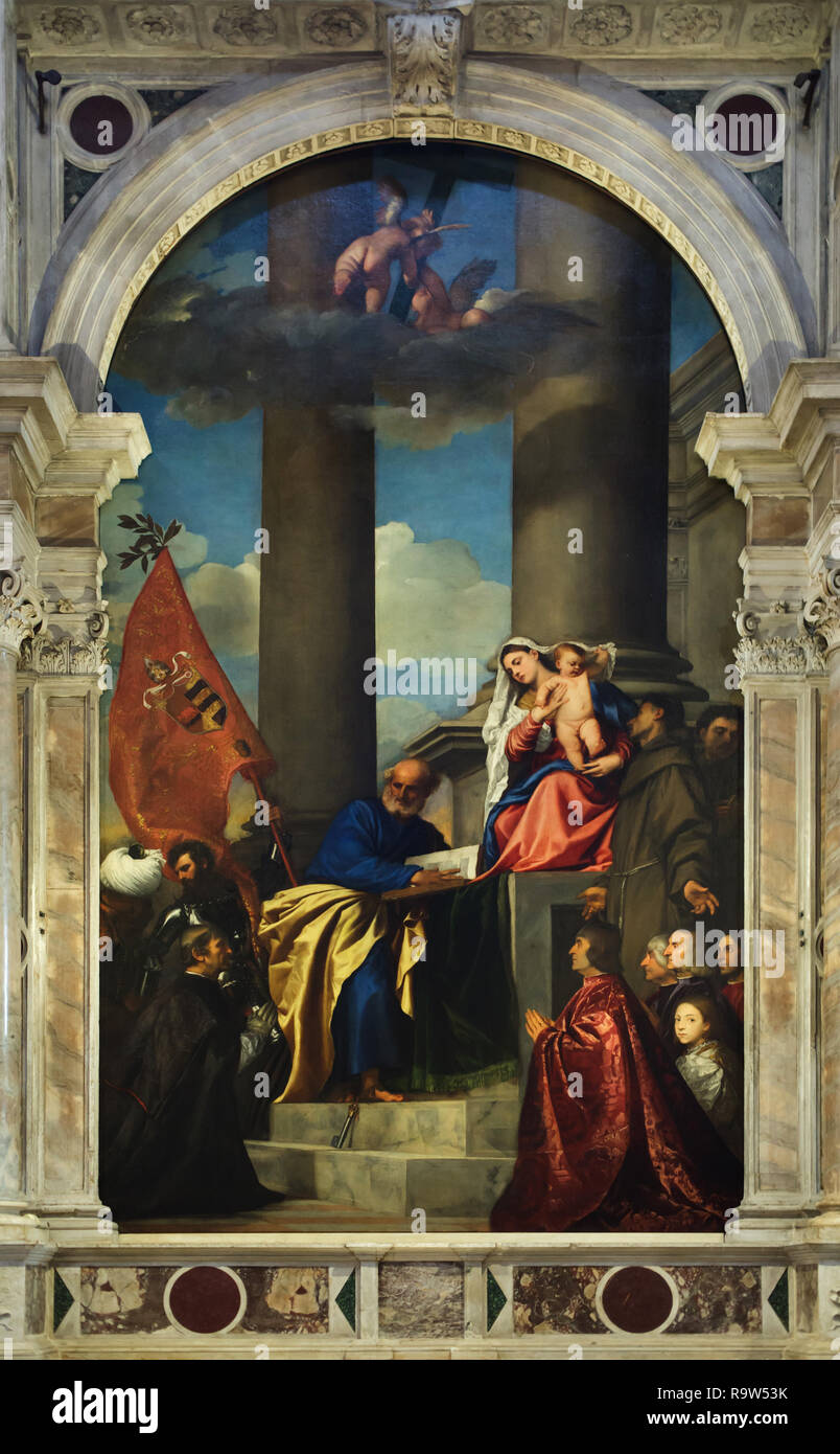 Altarbild Pesaro Madonna Madonna Di Ca Pesaro Durch Die 