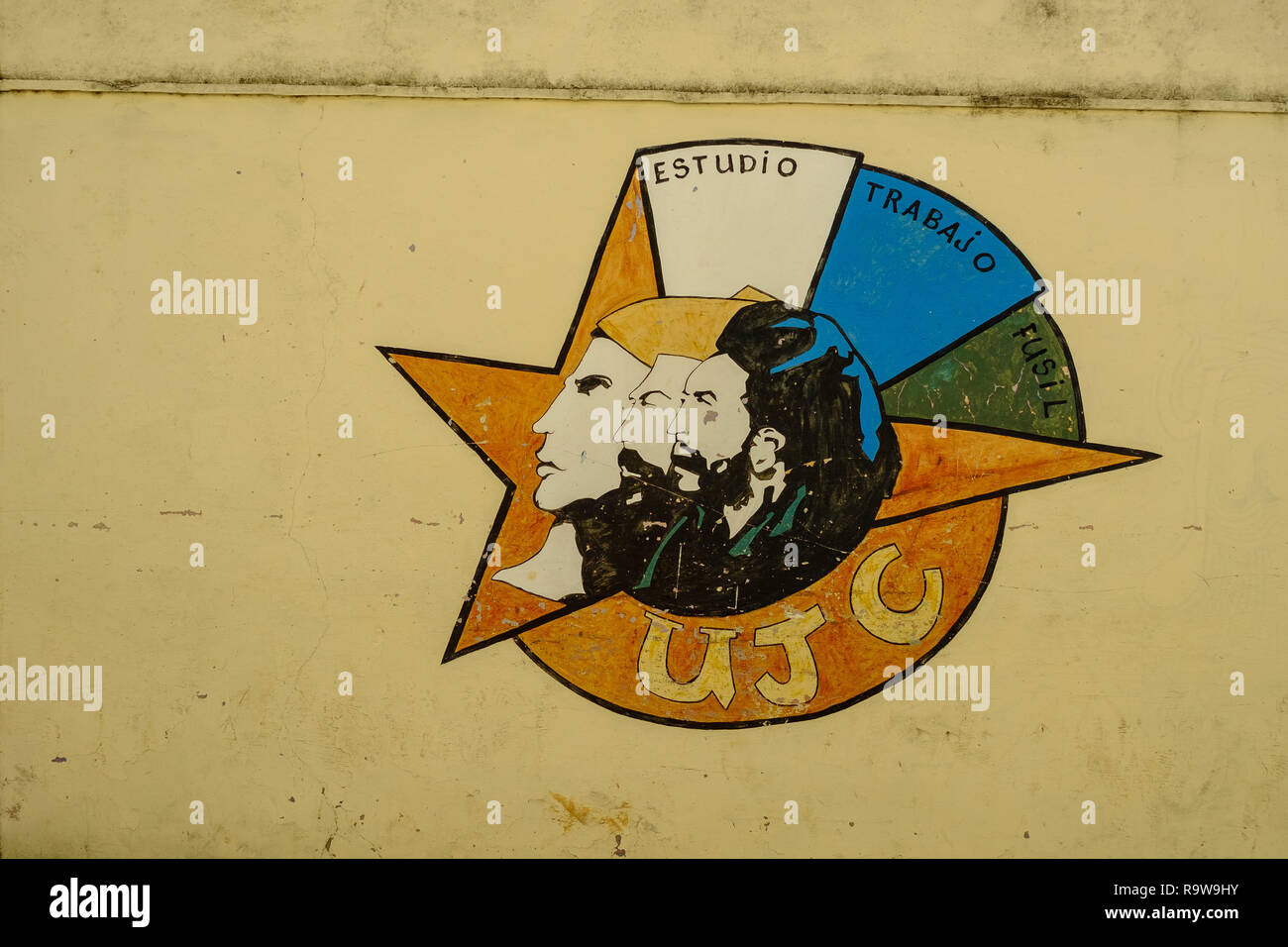 Street Art in Trinidad, Kuba Stockfoto