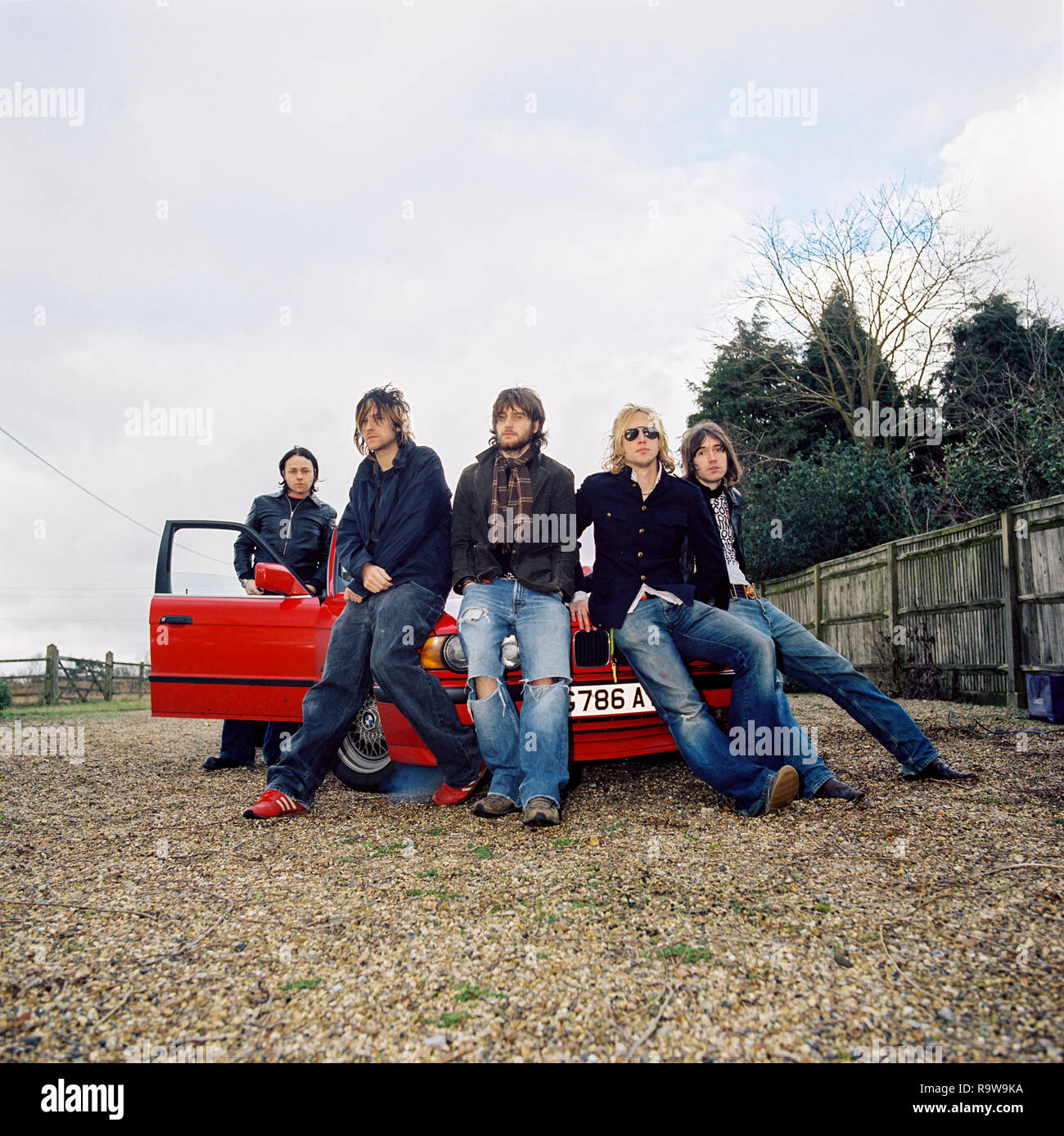 Der Cooper Temple Clause eine englische Alternative Rock Band im Lesen fotografiert, England, Vereinigtes Königreich. Stockfoto