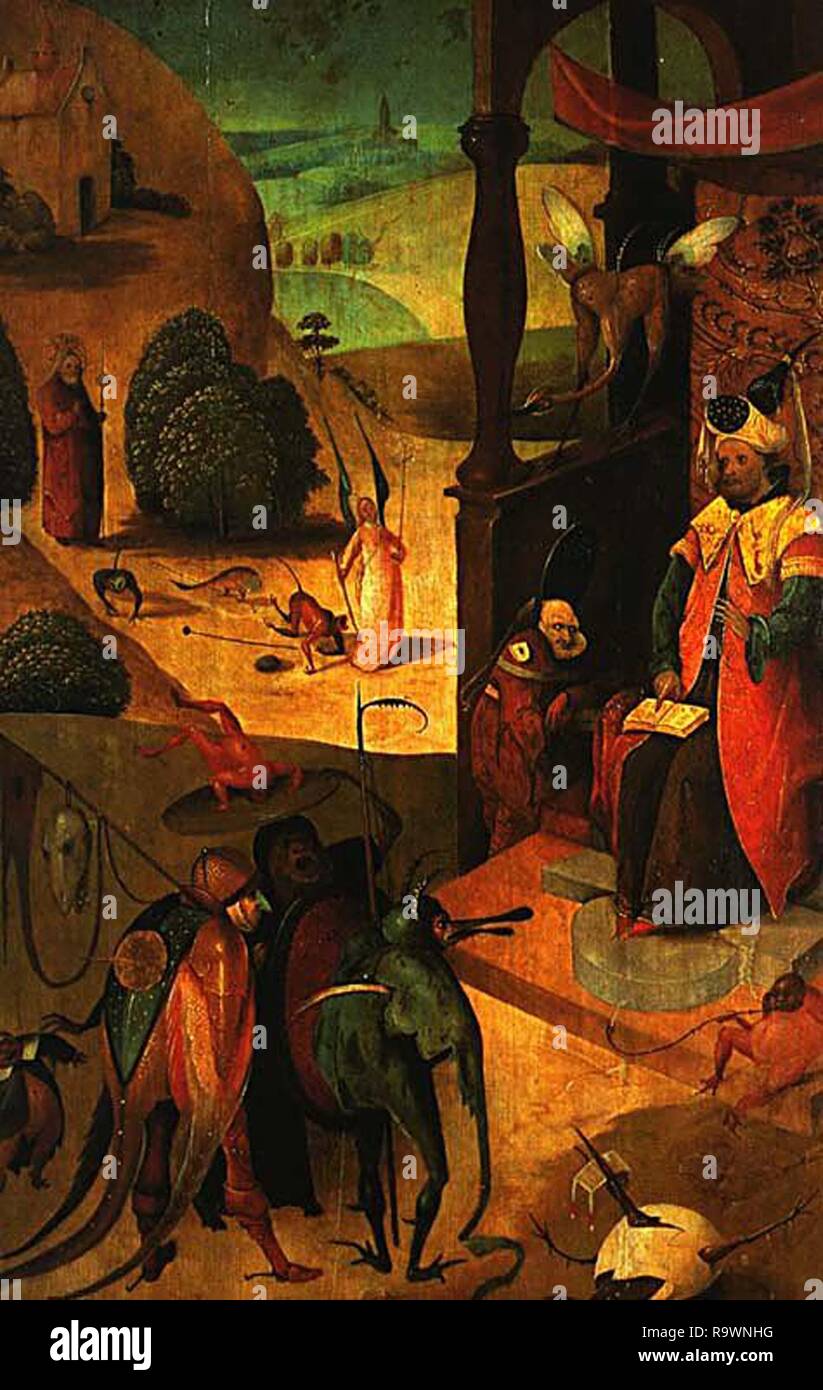Hieronymus Bosch vintage Artwork mittelalterlichen Künstler Stockfoto