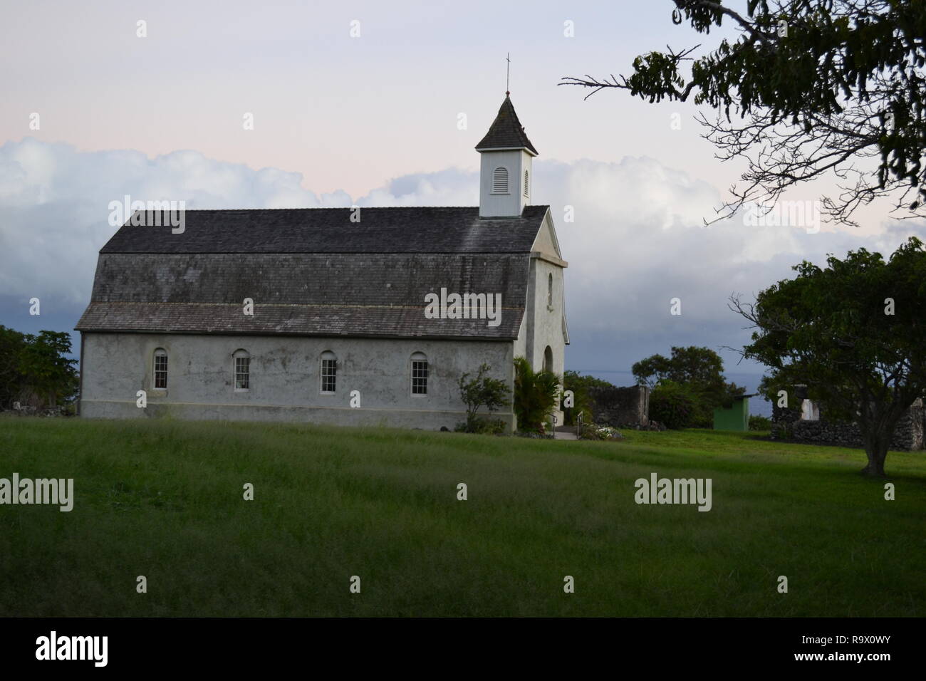 Alte Kirche in Maui Stockfoto