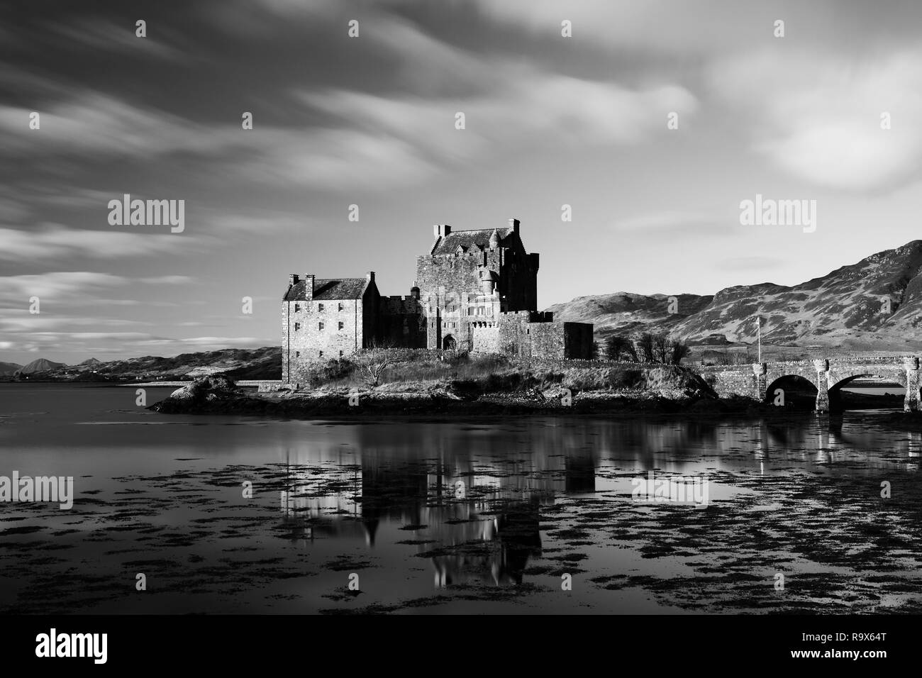 Foto: © Jamie Callister. Eilean Donan Castle, Loch Alsh, North West Schottland, 26. November 2018. [Keine] [Bilder] Gesamt Tel: Stockfoto