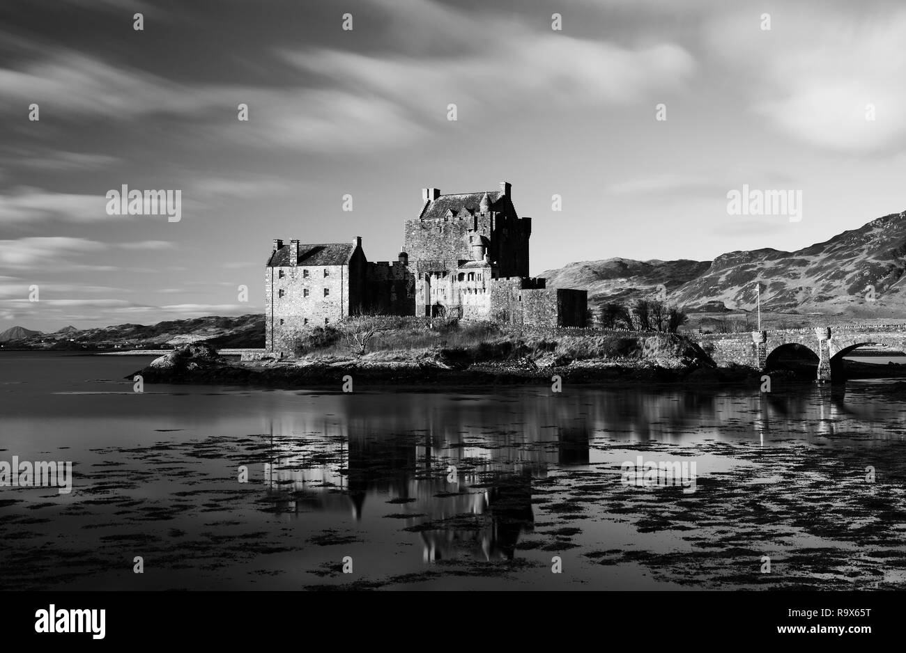 Foto: © Jamie Callister. Eilean Donan Castle, Loch Alsh, North West Schottland, 26. November 2018. [Keine] [Bilder] Gesamt Tel: Stockfoto