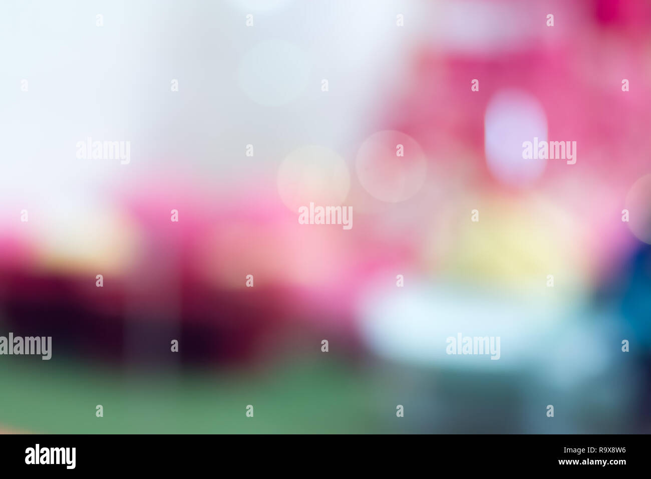 Abstrakte Unschärfe des modernen Innenraum Büro Hintergrund für Presentation Design Element-Konzept. Stockfoto