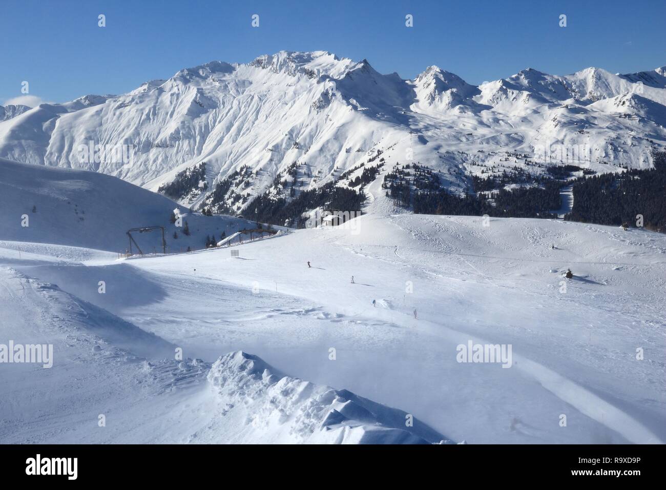 Österreich Ski. In Bad Gastein Ski Resort. Hohe Tauern (Nationalpark Hohe Tauern) Gebirge in den Alpen. Stockfoto