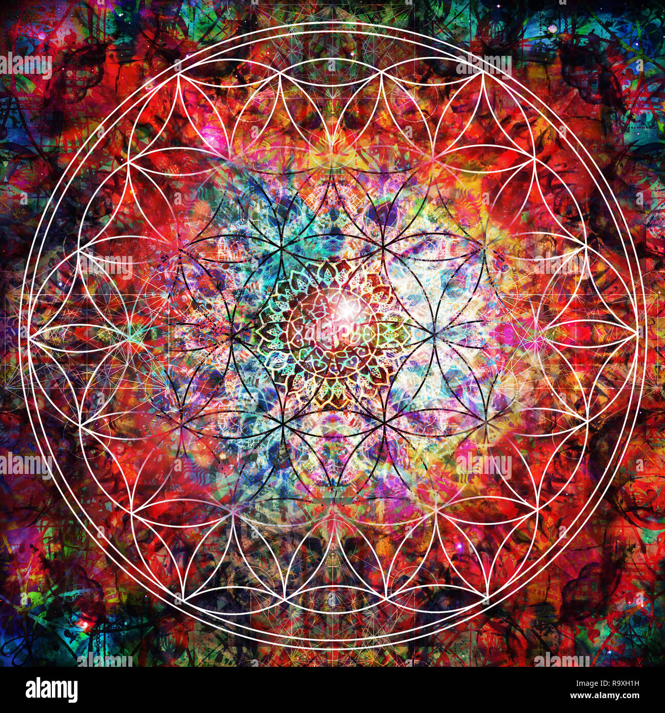 Colorful mandala Stockfotos und -bilder Kaufen - Seite 3 - Alamy