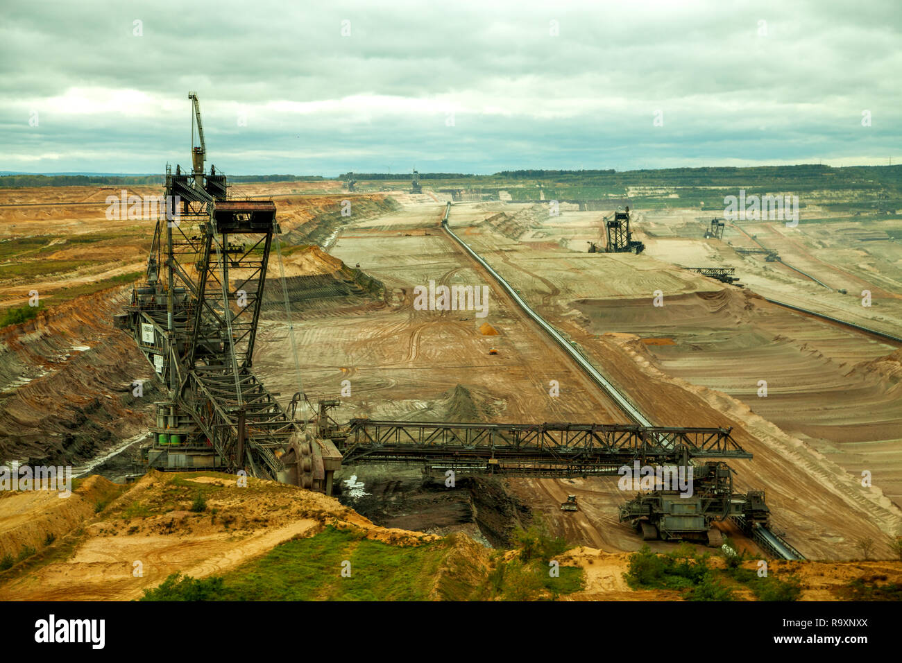 Tagebau Hambach, Deutschland Stockfoto