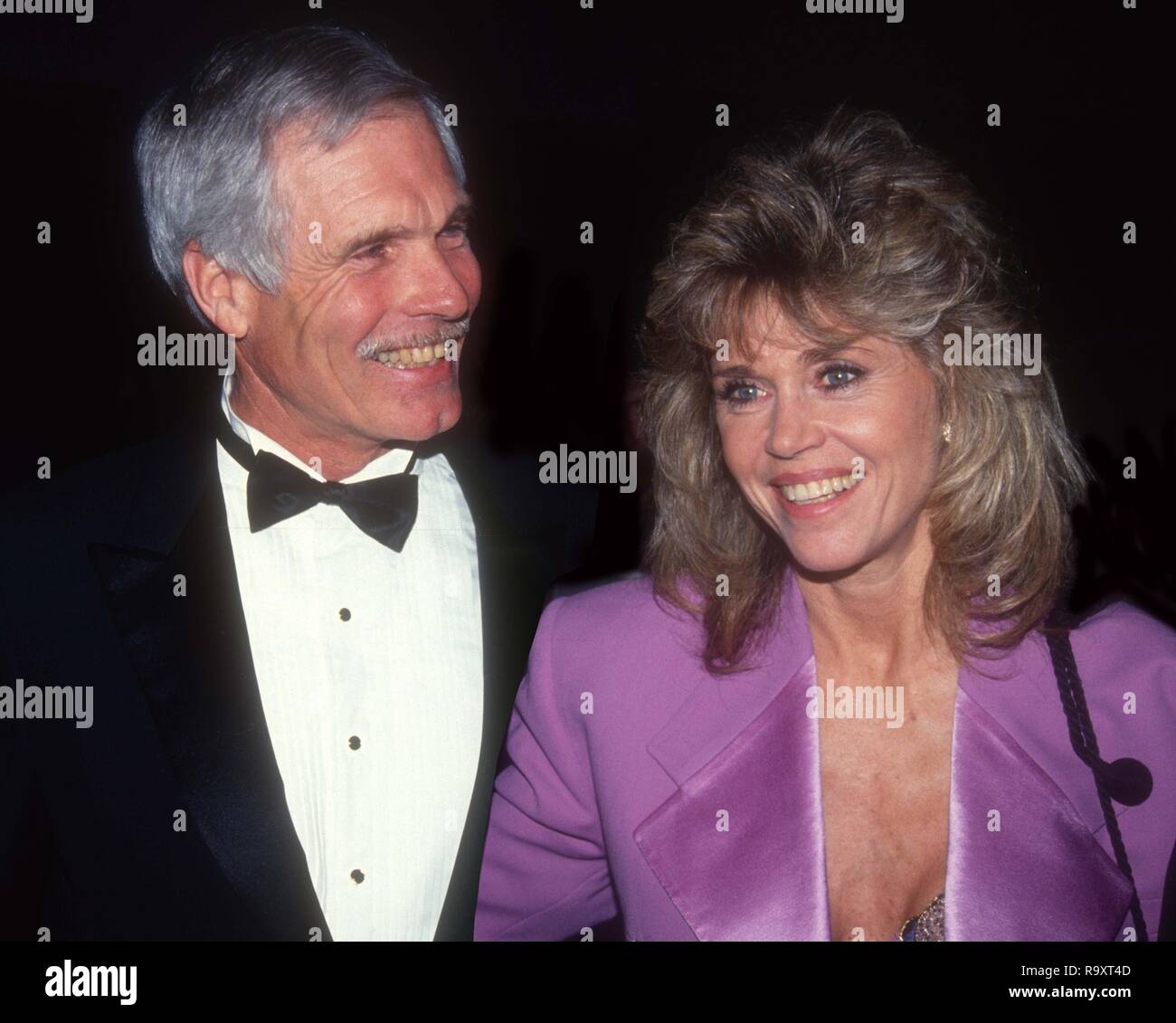 Jane Fonda Ted Turner, 1991 Foto von John Barrett/PHOTOlink Stockfoto