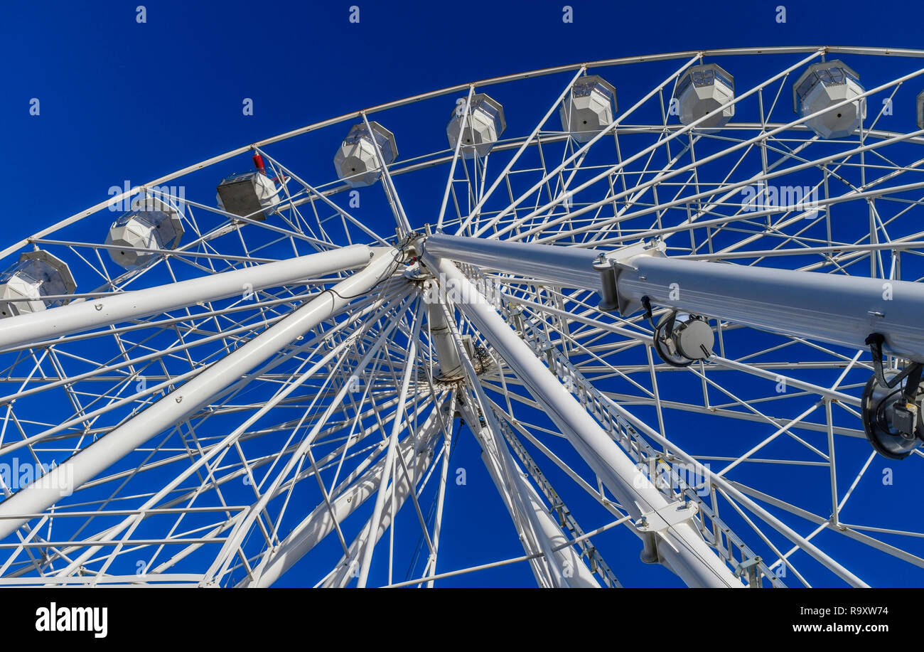 Das Riesenrad in Leicester. Stockfoto