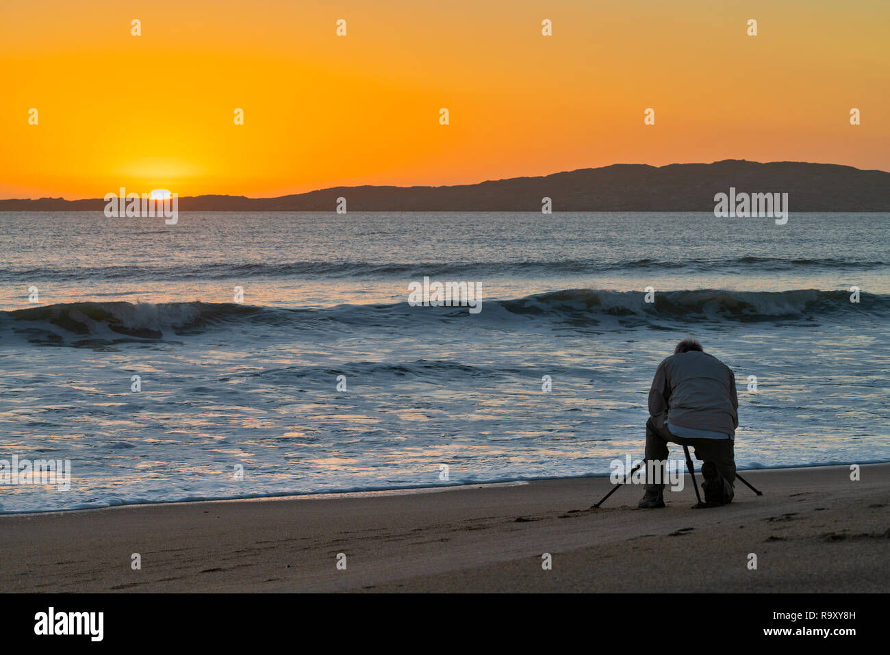 Fotograf Strand Stockfoto