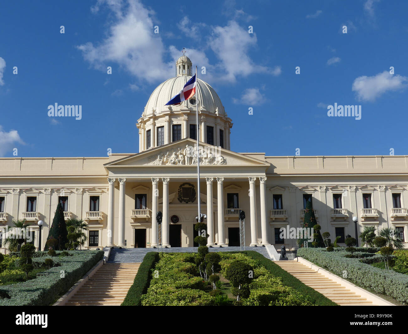 Präsidentenpalast in Santo Domingo, Dominikanische Republik. Foto: Tony Gale Stockfoto