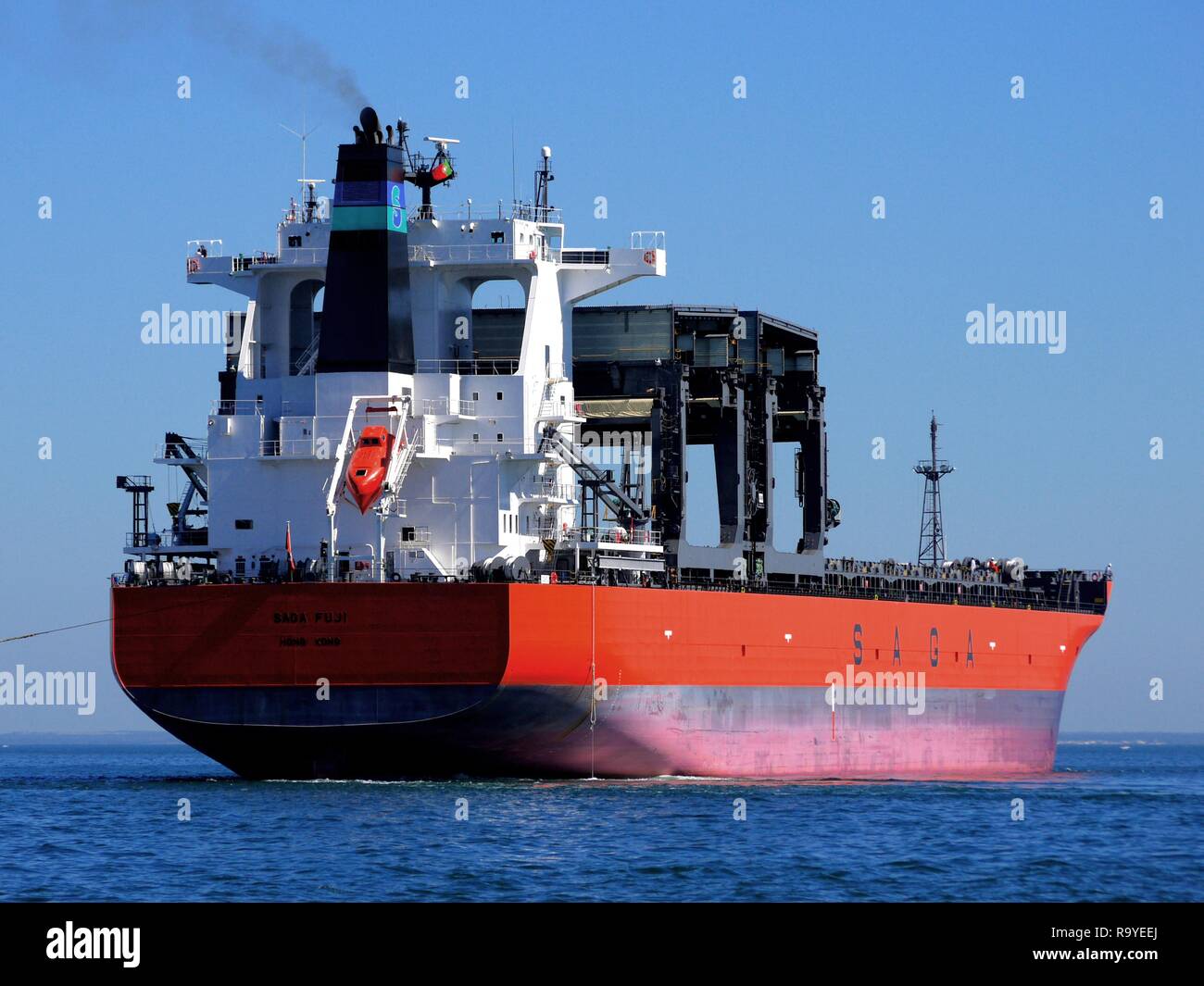 Bulk Cargo Schiff. Stockfoto