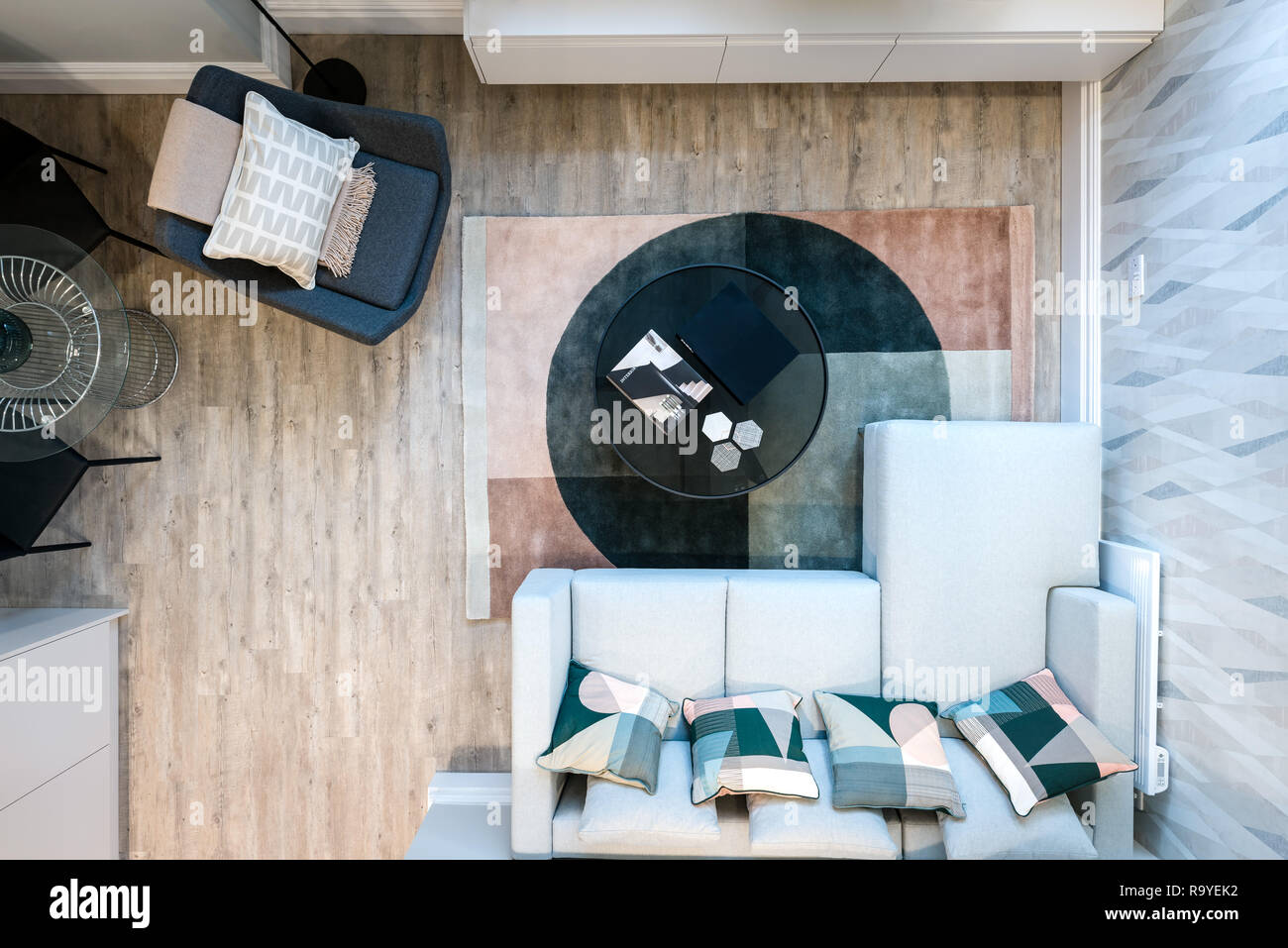 Edwardian Bibliothek umgewandelt in Apartments in Stourbridge GROSSBRITANNIEN Stockfoto