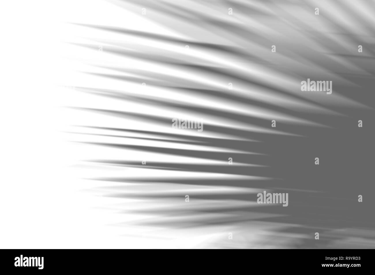 Sommer abstrakt Hintergrund von exotischen Schatten Palm Blätter auf einer weißen Wand. Weiß und Schwarz für ein Foto oder ein Mockup Stockfoto