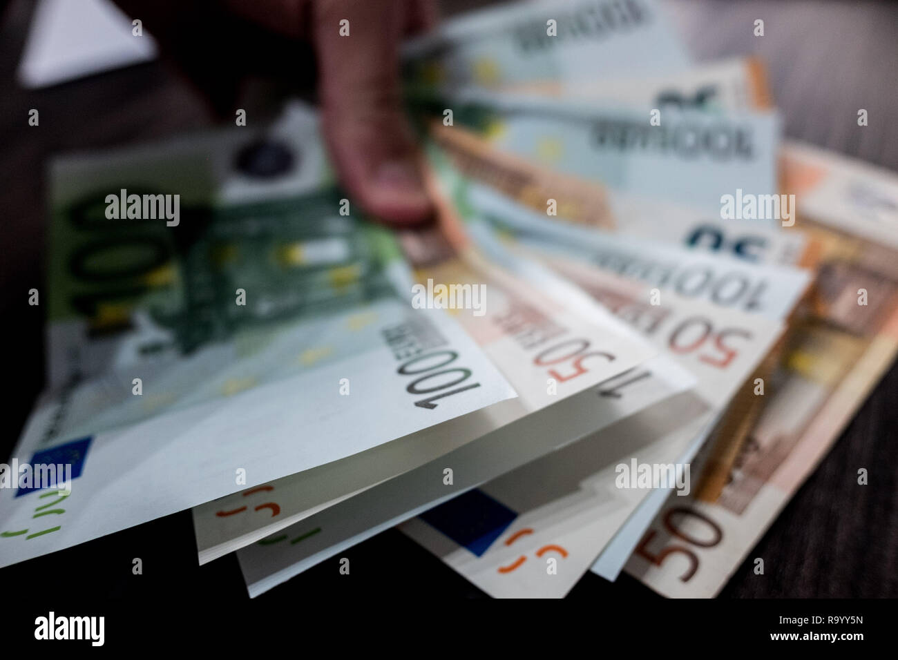 Euro-banknote Stockfoto