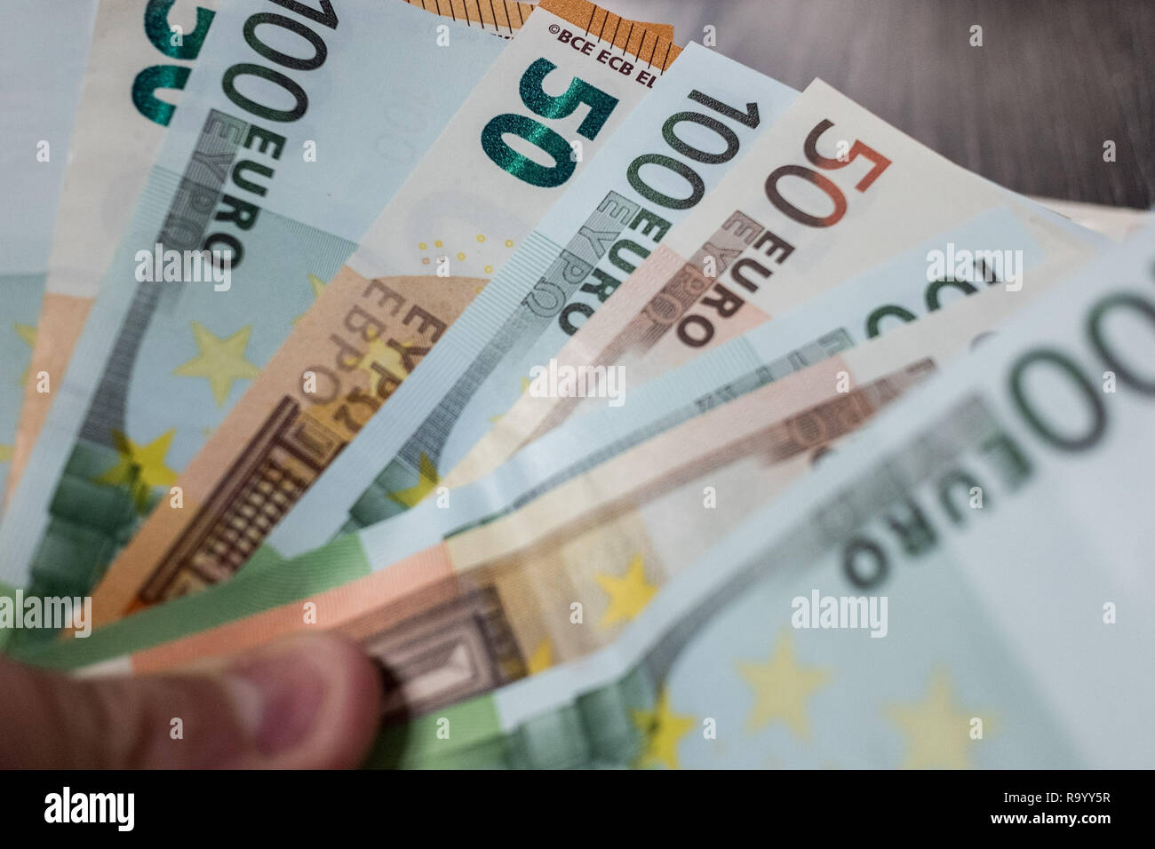 Euro-banknote Stockfoto