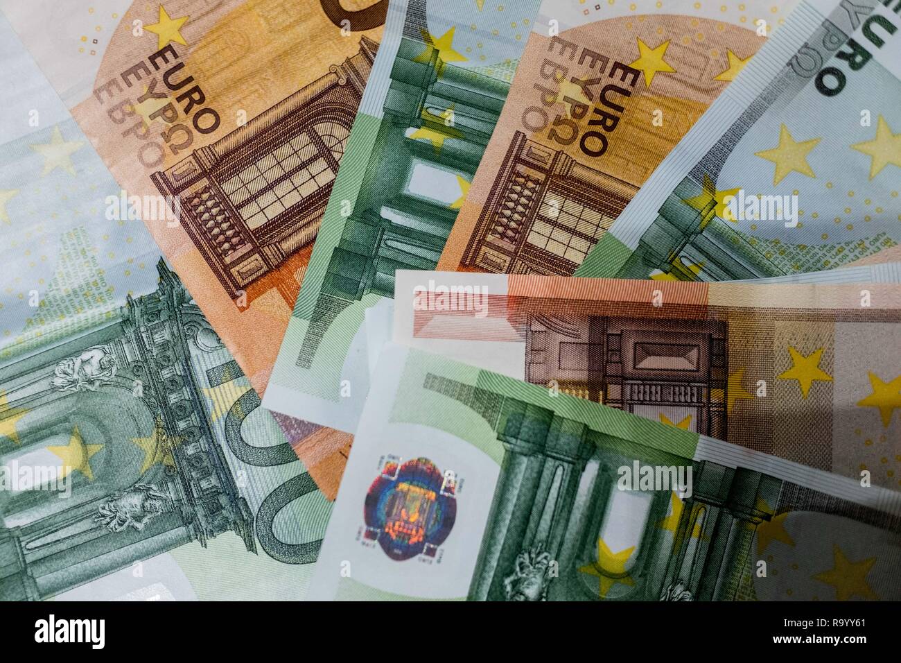 Euro-banknote Stockfoto