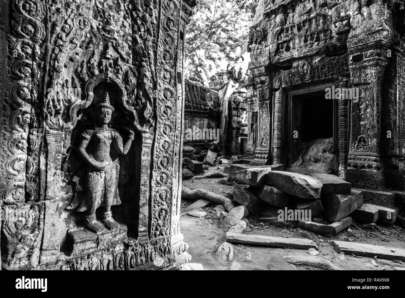Tempel von Angkor Stockfoto