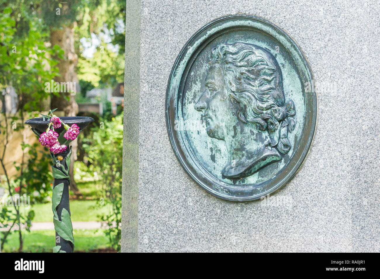 Detail der Gedenkstätte in h Stockfoto