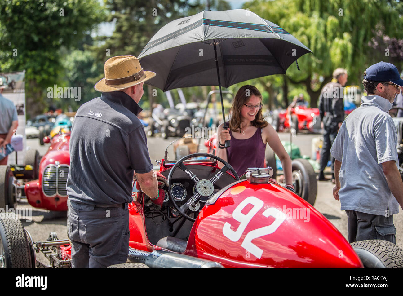 Chateau Impney Hill Climb Stockfoto