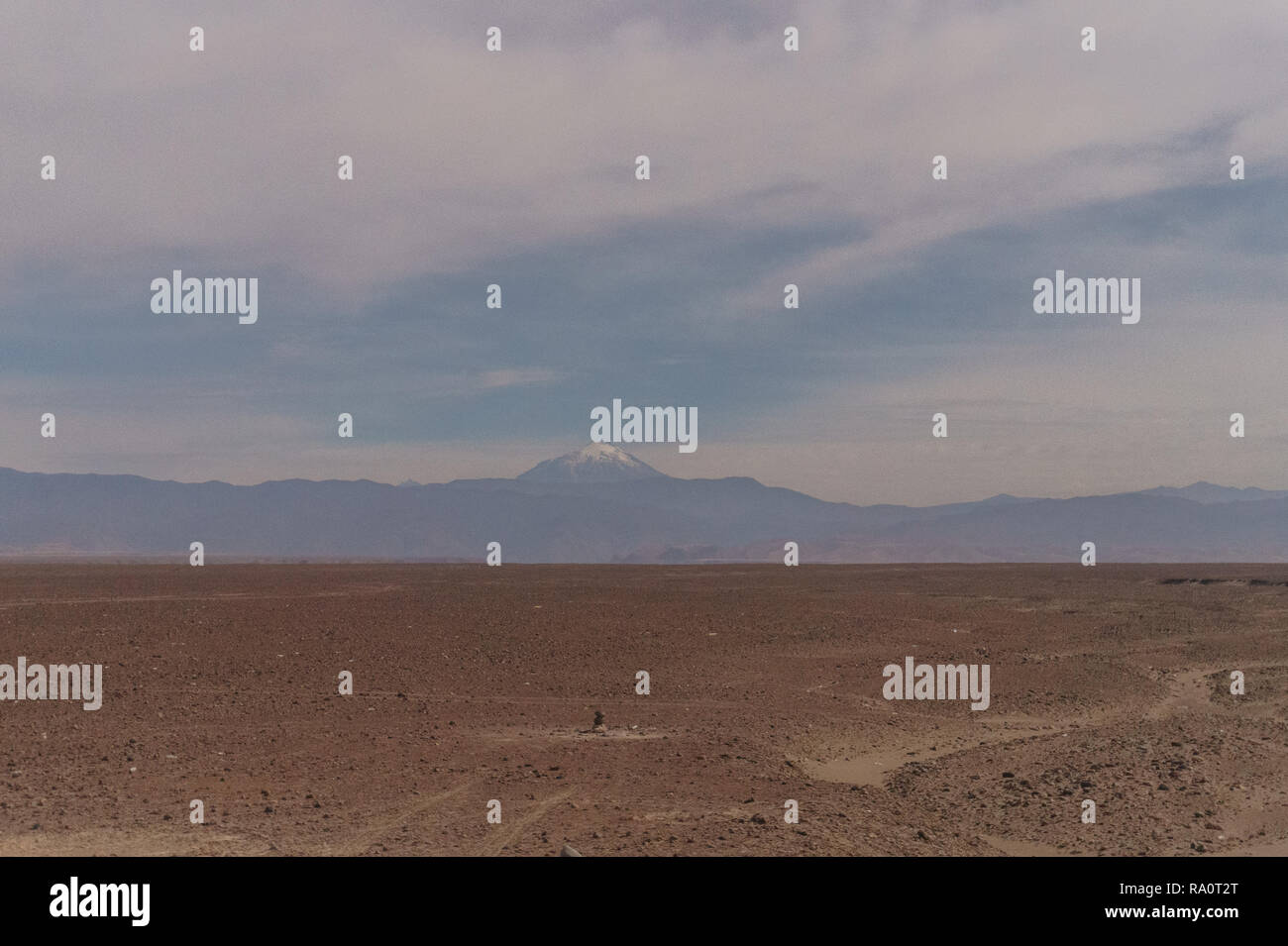 Blick auf die Atacama Wüste in Peru Stockfoto