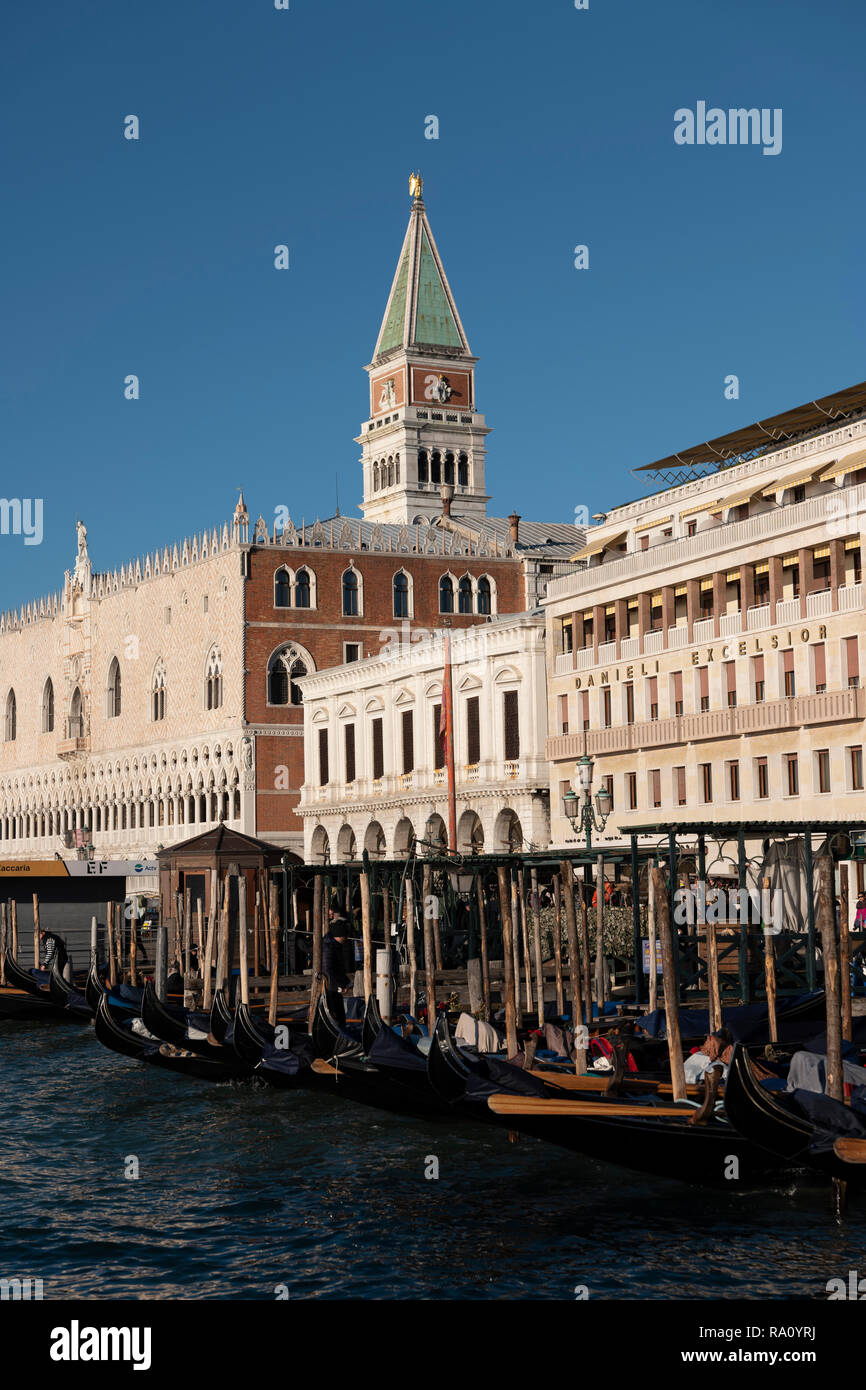 Der Markusplatz, Venedig, Italien. Stockfoto