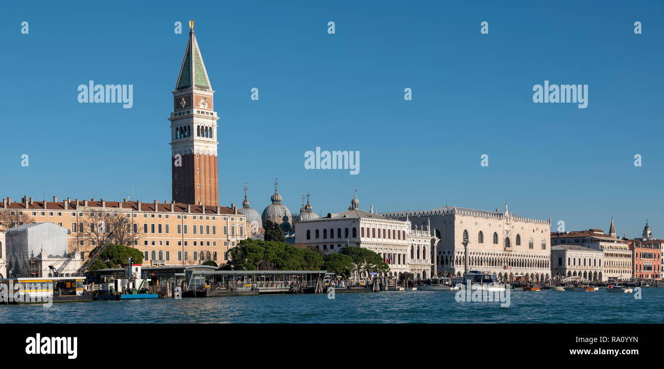 Campanile San Marco, Venedig, Italien. Stockfoto