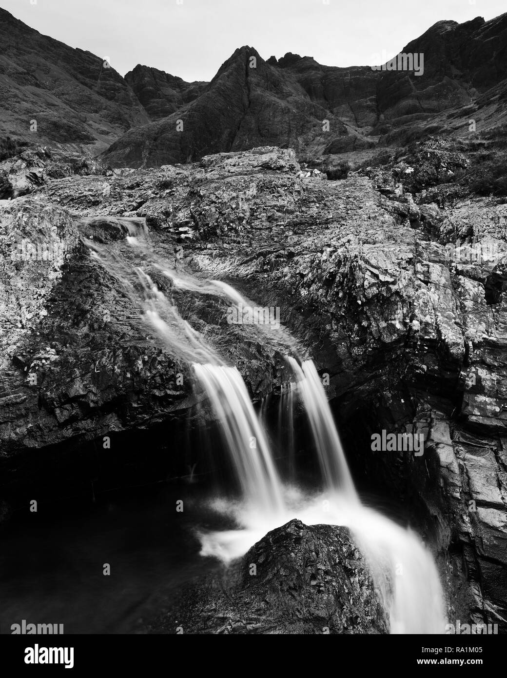 Foto: © Jamie Callister. Die Fee Pools, Isle of Skye, North West Schottland, 27. November 2018. [Keine] [Bilder] Gesamt Tel: 0 Stockfoto
