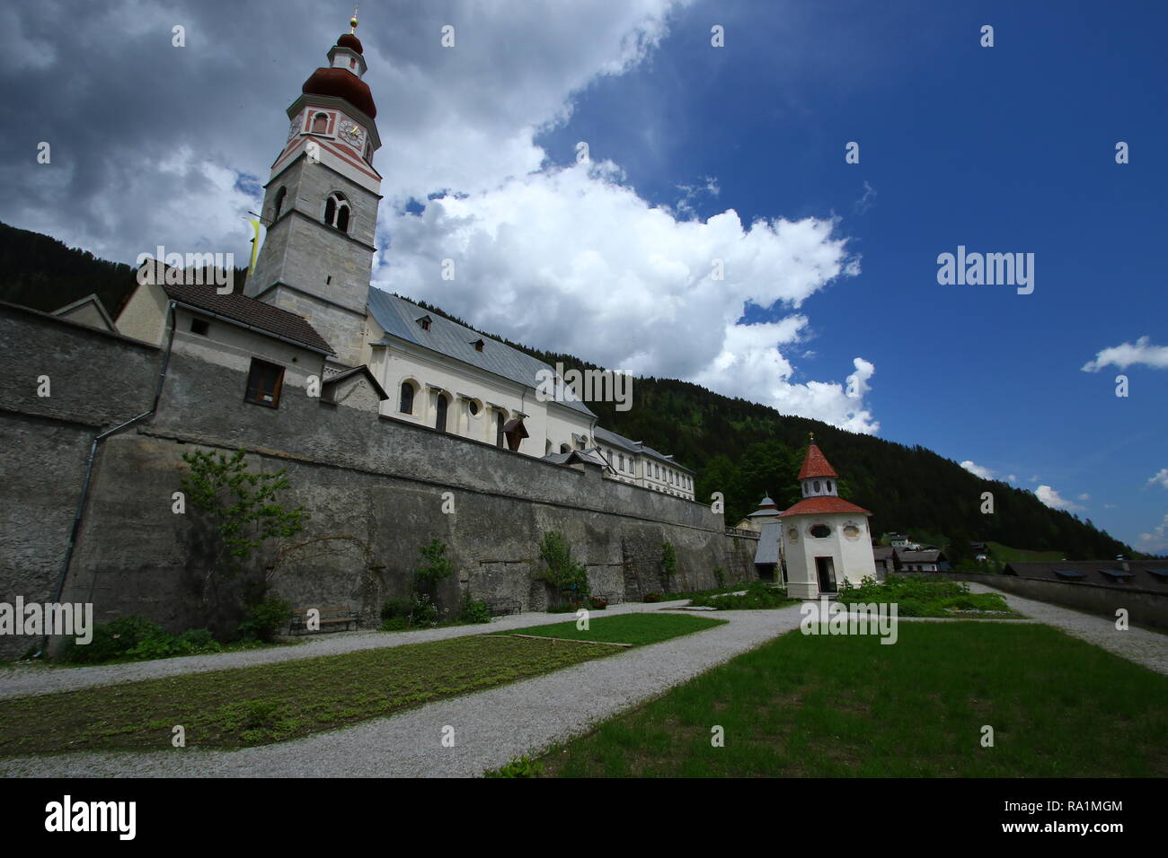 Lesachtal in Kärnten. Zusammen mit den Dörfern von Liesing, Maria Luggau, St. Jakob, Birnbaum und St. Lorenzen. Wild Österreich Europa. Stockfoto