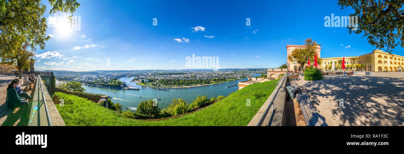 Koblenz, Festung, Deutschland Stockfoto