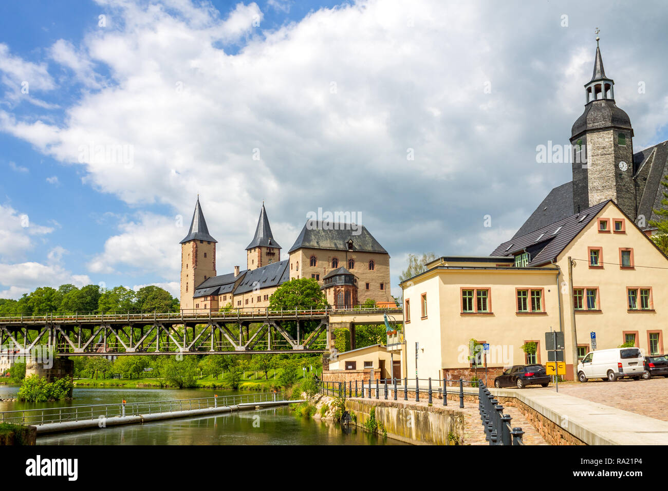 Schloss Rochlitz, Deutschland Stockfoto