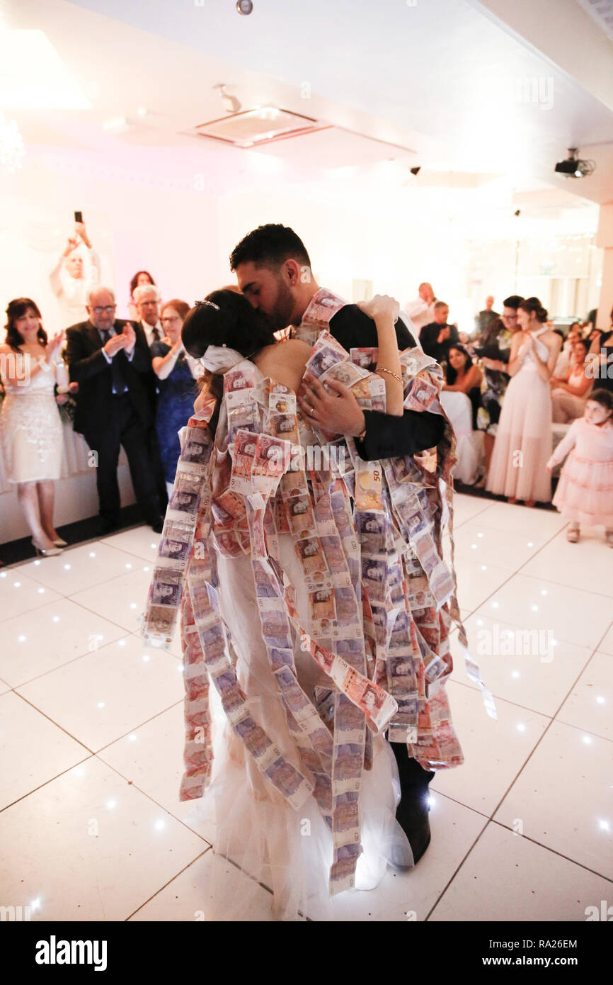 Griechische Hochzeit Stockfoto