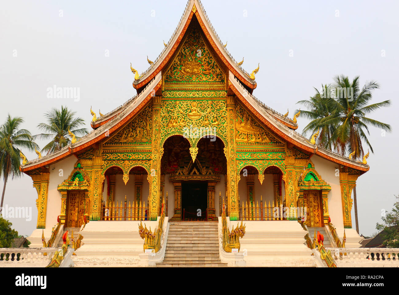 Royal Palace von Luang Prabang (Fassade), Laos Stockfoto