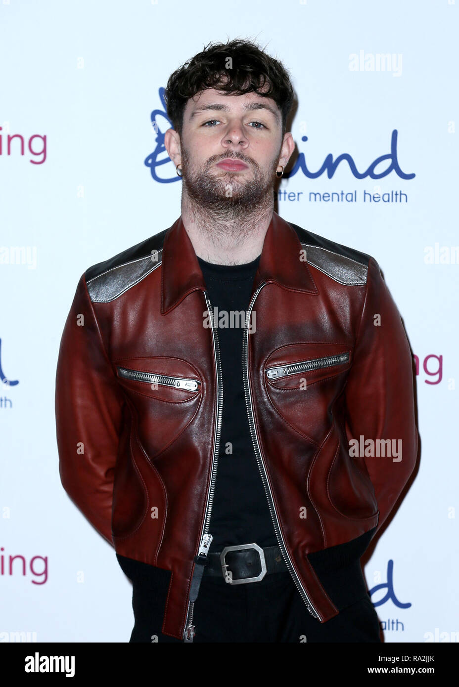 Die Virgin Money geben Mind Media Awards 2018 in der Queen Elizabeth Hall - Ankünfte mit statt: Tom Grennan Wo: London, Großbritannien Wann: 29 Aug 2018 Quelle: Mario Mitsis/WENN.com Stockfoto