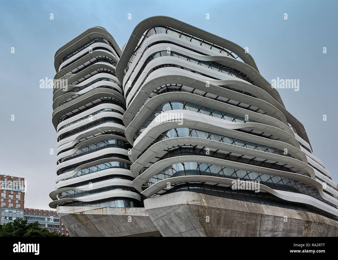 Jockey Club Innovation Turm an der Hong Kong Polytechnic University Stockfoto