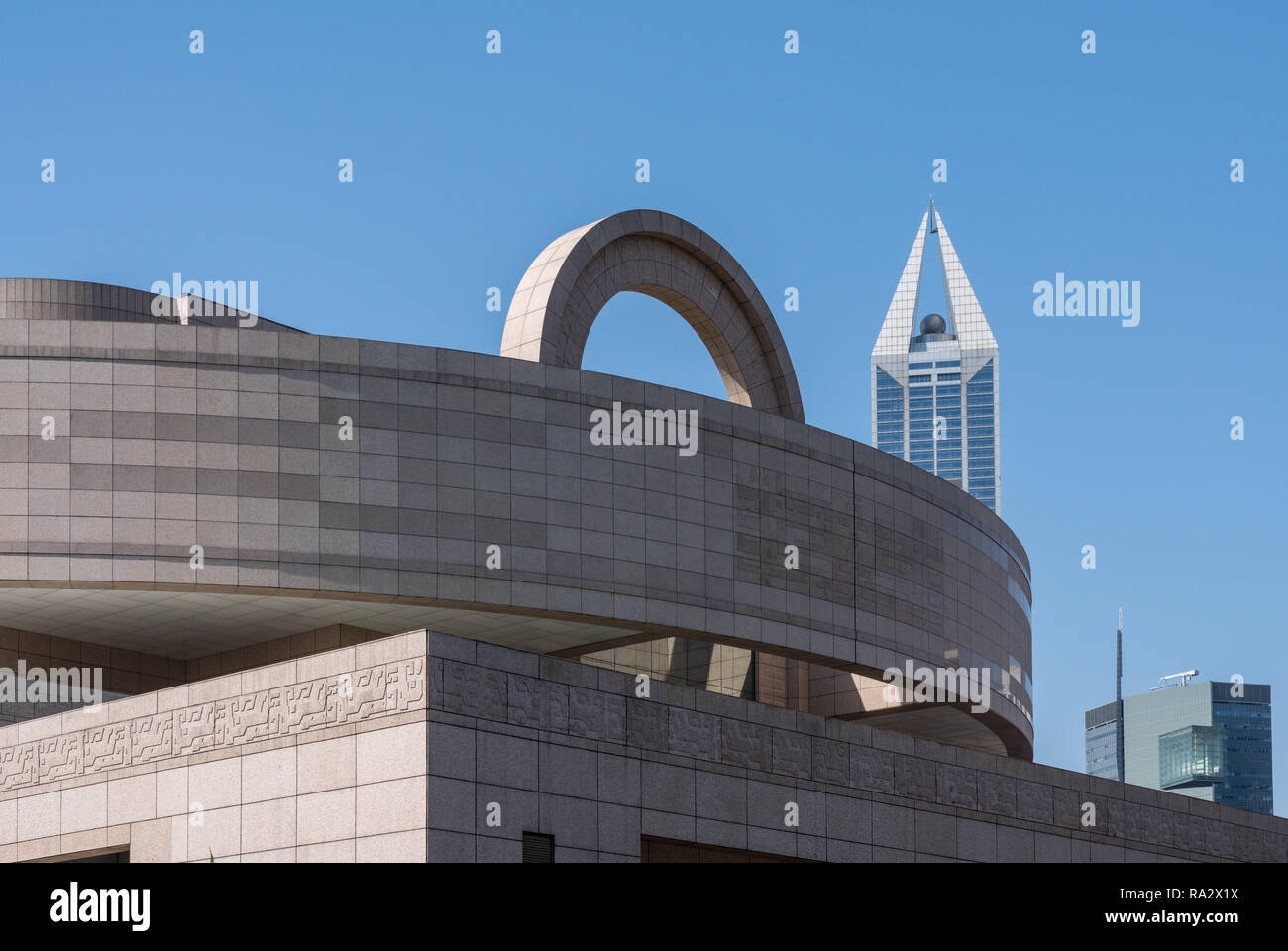 Shanghai Museum für Chinesische Kunst Gebäude Exterieur Stockfoto