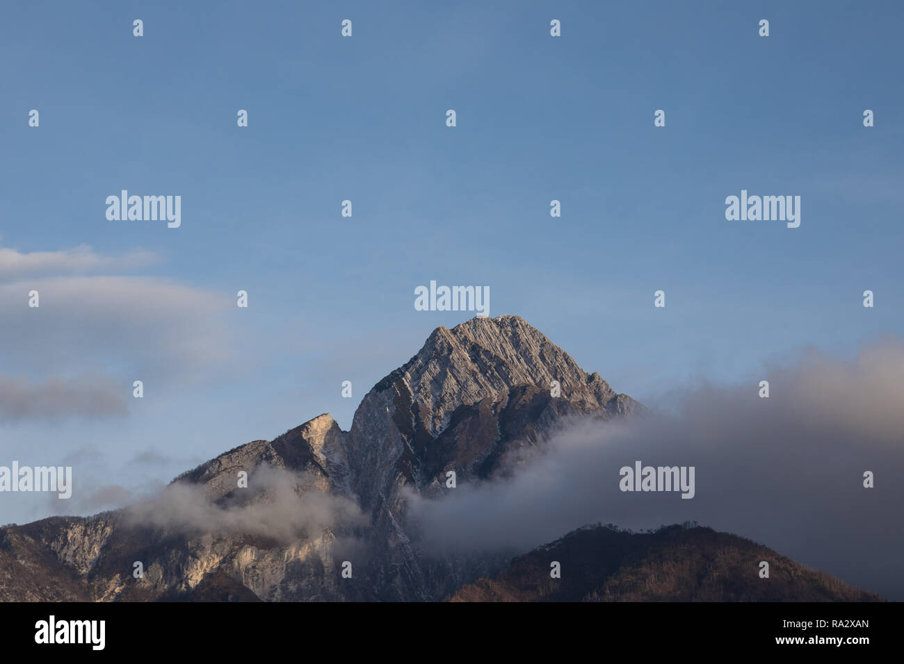 Gipfel des Monte Amariana in der Nähe von Tolmezzo, Karnischen Alpen, Friaul Julisch Venetien, Italien Stockfoto