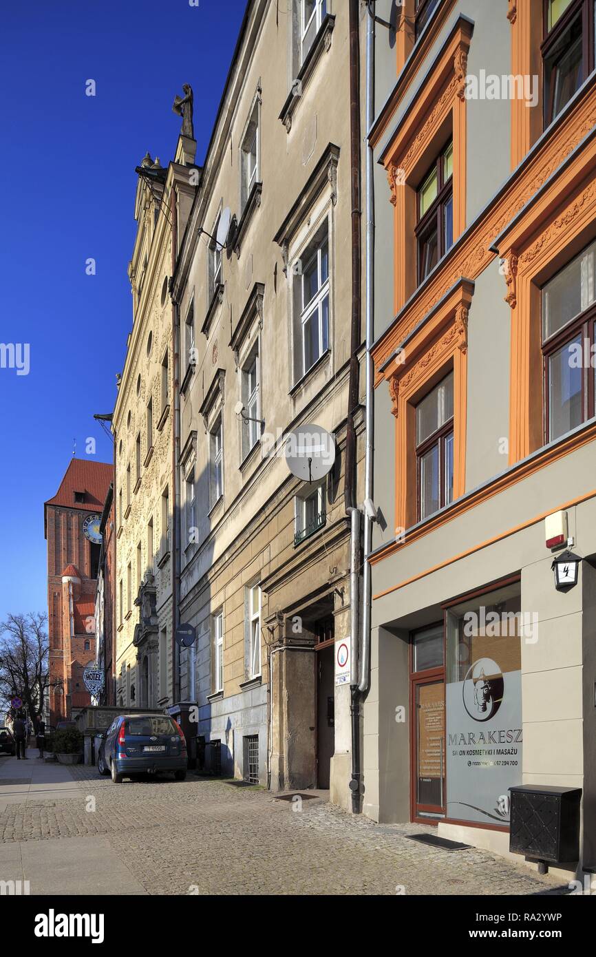 Polska - Großpolen - Torun - Stare Miasto i Ulica Zeglarska Polen - Großpolen - Torun - Altstadt und Zeglarska Straße Stockfoto