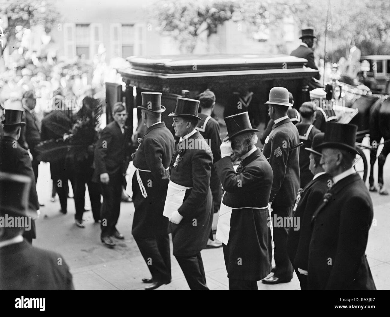 Beerdigung von Konteradmiral Winfield Scott Schley Ca. 1911 Stockfoto