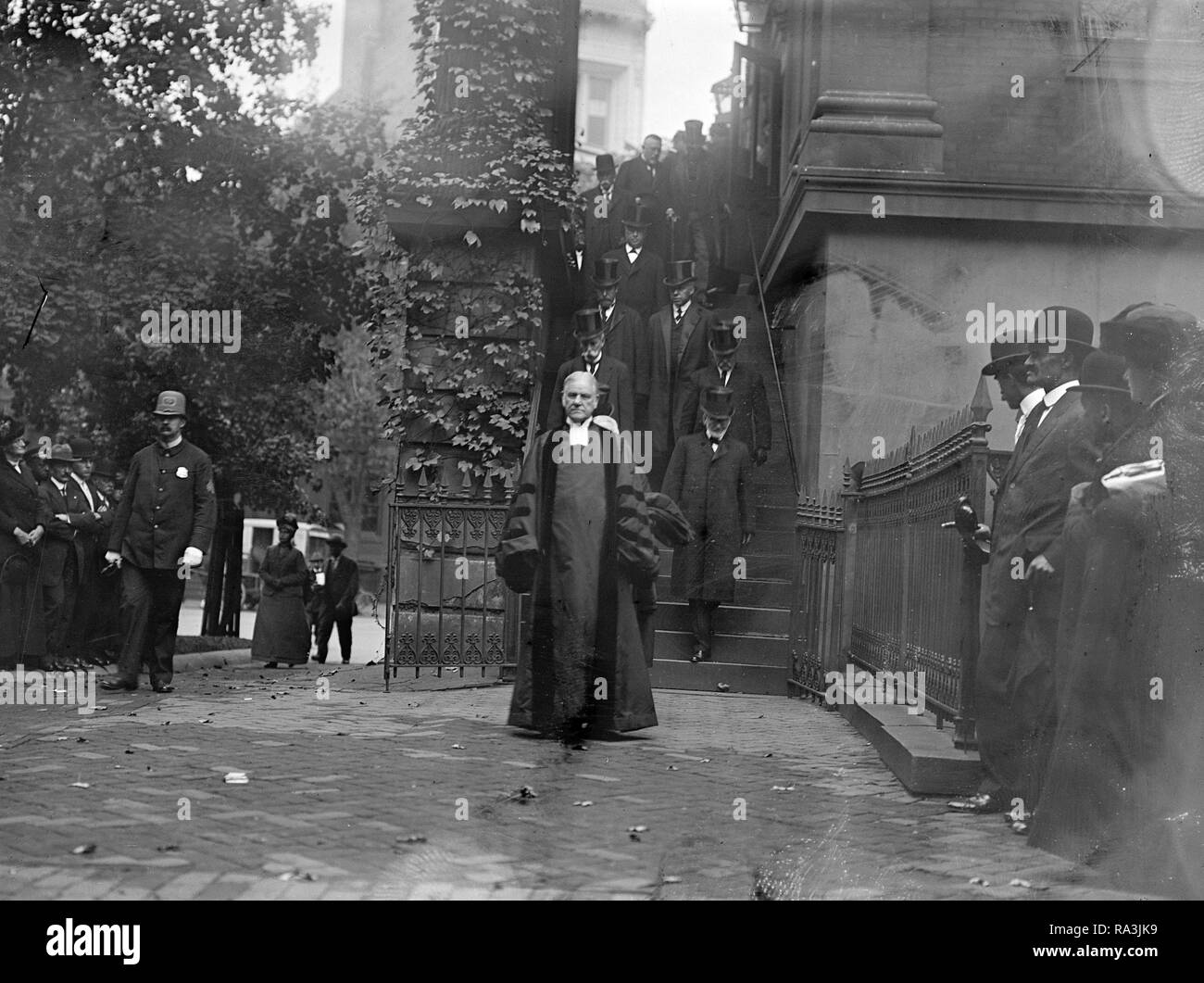 Beerdigung von Suprme Court John Marshall Harlan an der New York Avenue Presbyterian Church Ca. 1911 Stockfoto