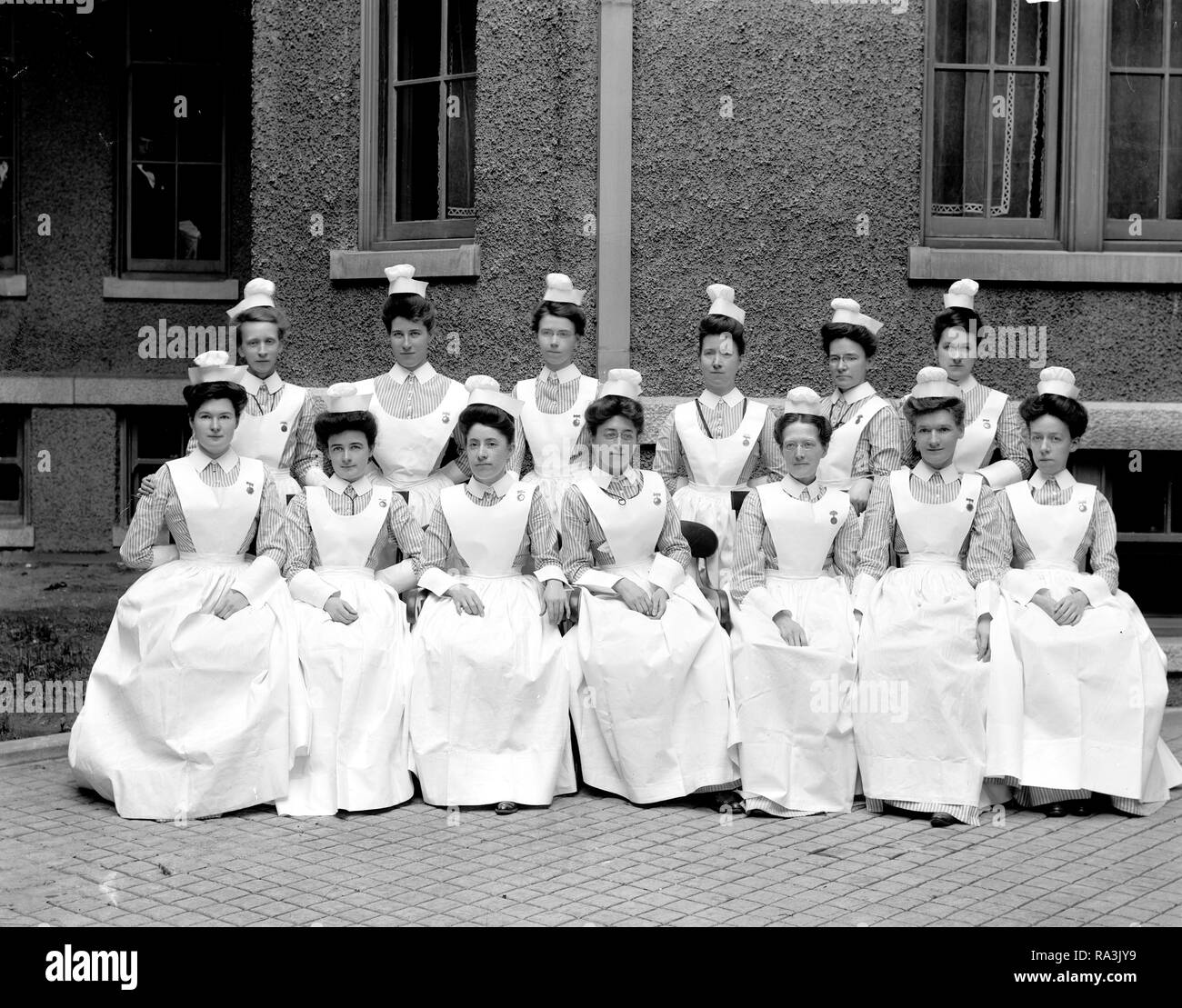 Providence Hospital Krankenschwestern Ca. 1905-1945 Stockfoto