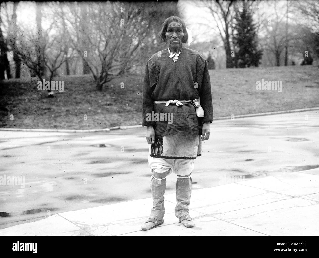 American Indian Chief Yukeoma Ca. 1911 Stockfoto