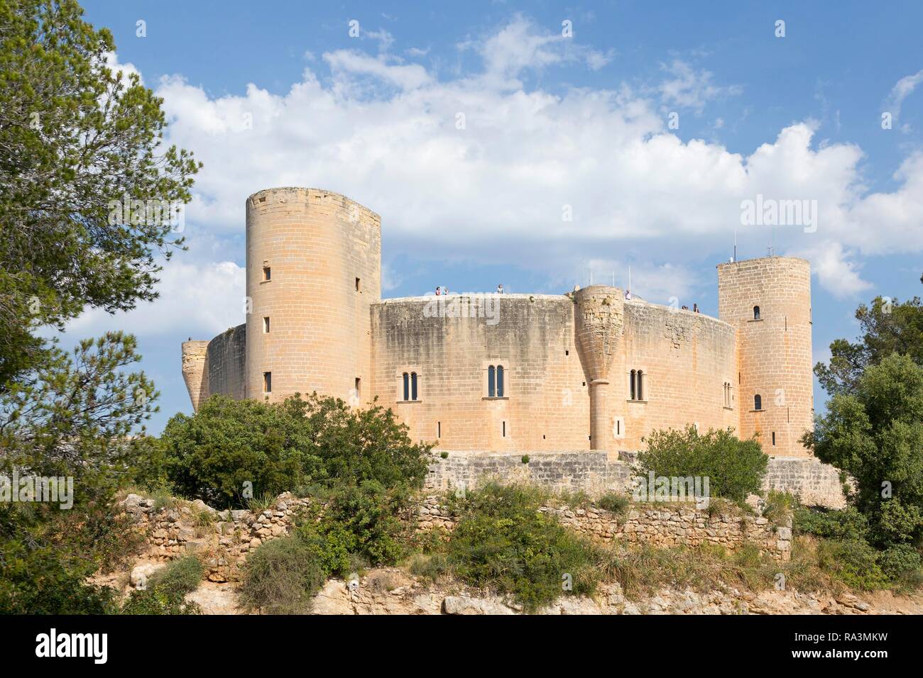 Castell de Bellver, Palma de Mallorca, Mallorca, Spanien Stockfoto