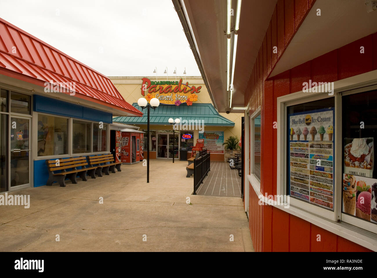 Boardwalk Paradies General Store Myrtle Beach, South Carolina, USA Stockfoto