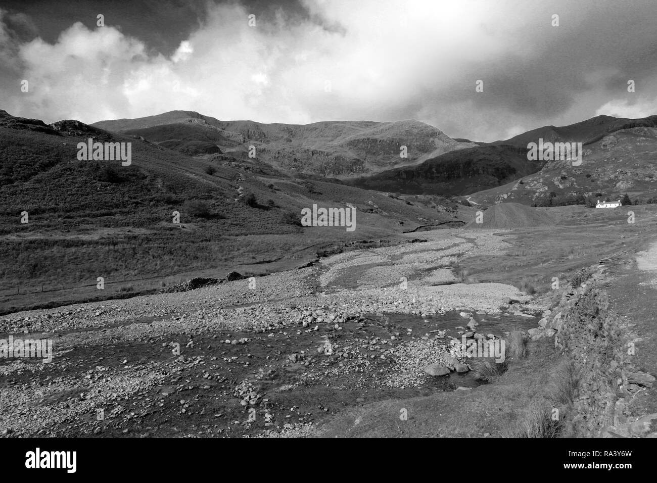 Die Kupferminen Tal über Coniston Stadt, Nationalpark Lake District, Cumbria, England, Großbritannien Stockfoto