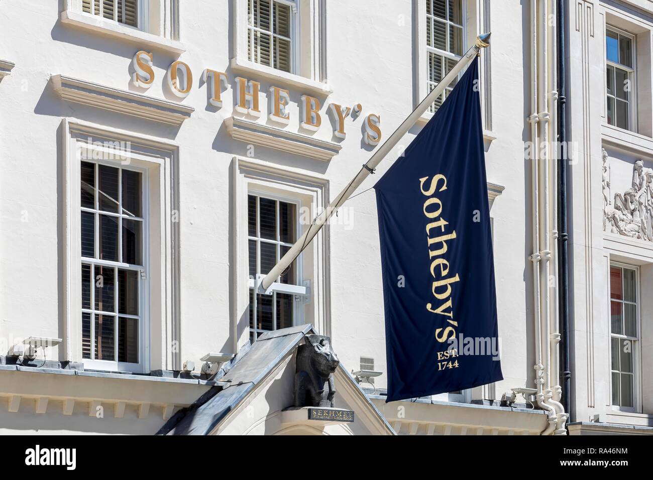 Sotheby's Auktionshaus, London, Vereinigtes Königreich Stockfoto